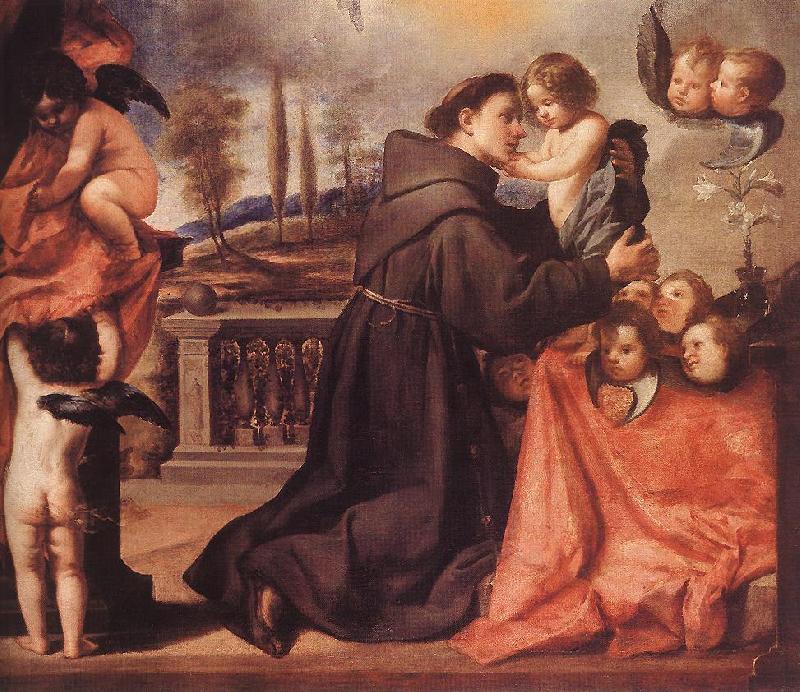PEREDA, Antonio de St Anthony of Padua with Christ Child af oil painting image